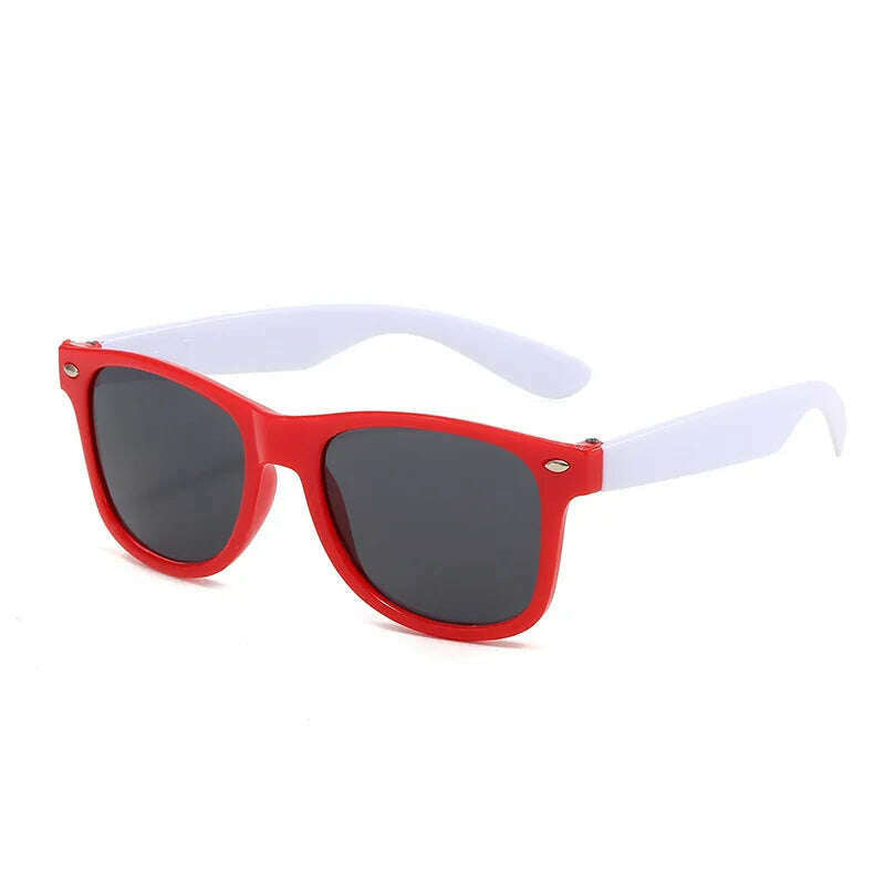 KIMLUD, Vintage Square Kids Sunglasses Flexible Safety Children Sun Glasses Fashion Boys Girls Sun Shades Eyewear UV400 Gafas De Sol, KIMLUD Womens Clothes