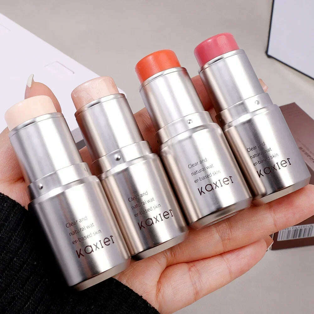 KIMLUD, Water Light Shimmer Highlighter Blush Stick Waterproof Face Contour Illuminator Lasting Brighten Face Contouring Rouge Cosmetics, KIMLUD Womens Clothes