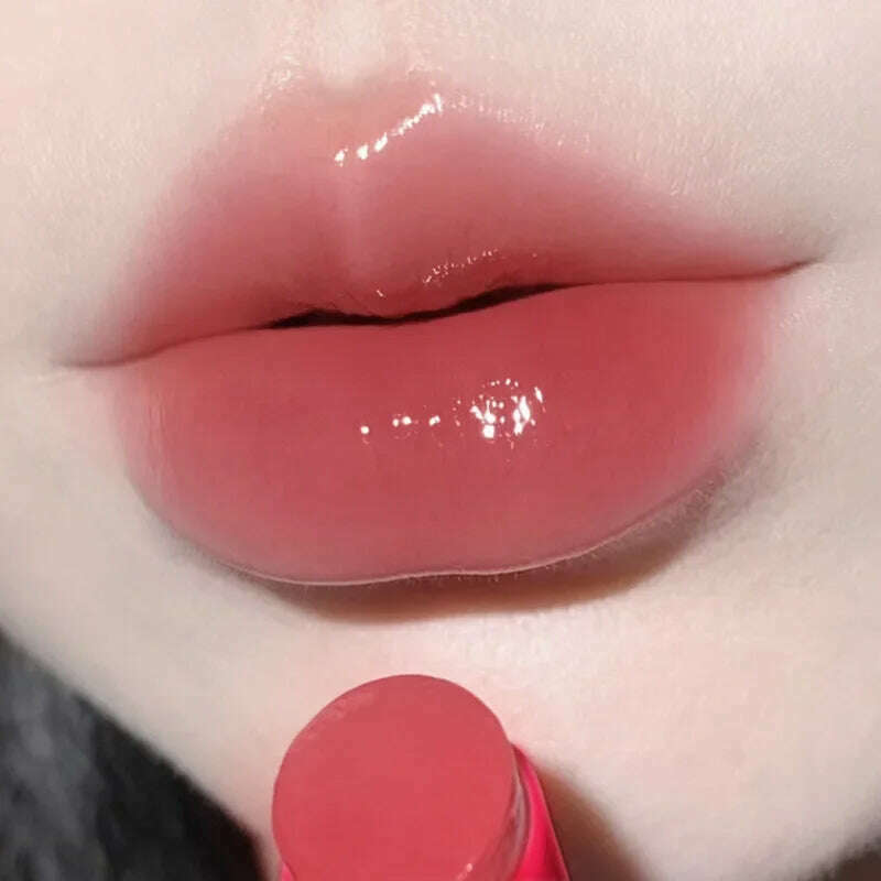 KIMLUD, Waterproof Jelly Solid Lipstick Pen Mirror Watergloss Lip Glaze Moisturizing Sexy Lip Plumper Long-lasting Lips Makeup Cosmetic, 05, KIMLUD APPAREL - Womens Clothes