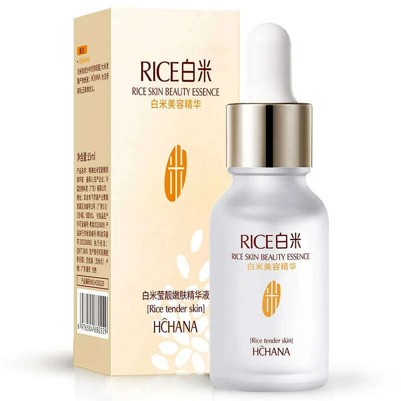 KIMLUD, White Rice Face Serum Whitening Serum Shrink Pores Brightening Cream Anti Aging Lines and Wrinkles for Glowing Skin Firm Essence, KIMLUD Womens Clothes