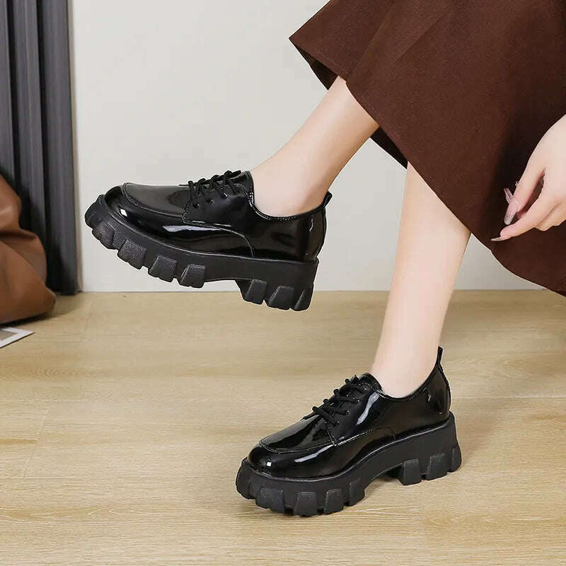 Women&#39;s Shoes 2022 Pumps Platform with Heels Loafers Sneakers Moccasin Woman Mary Janes Dress Luxury Black Elegant Party Sandals - KIMLUD