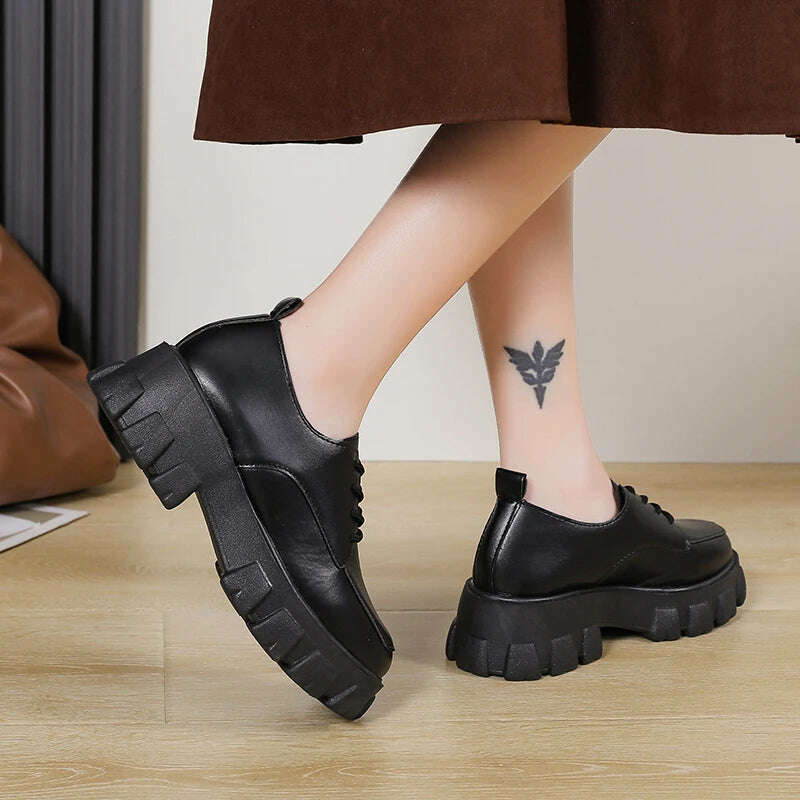 Women&#39;s Shoes 2022 Pumps Platform with Heels Loafers Sneakers Moccasin Woman Mary Janes Dress Luxury Black Elegant Party Sandals - KIMLUD