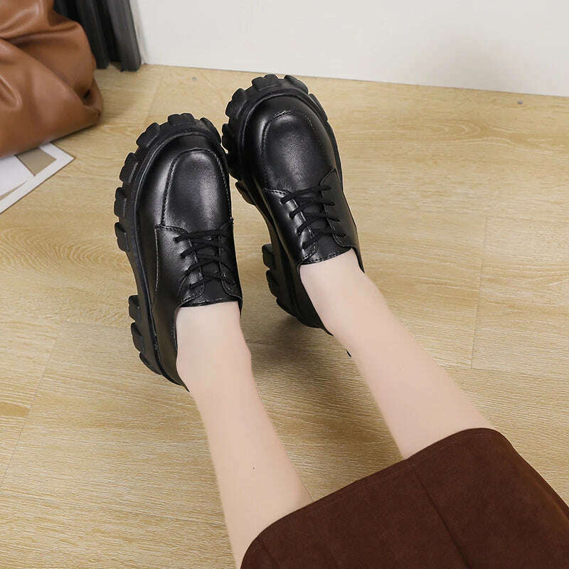 Women&#39;s Shoes 2022 Pumps Platform with Heels Loafers Sneakers Moccasin Woman Mary Janes Dress Luxury Black Elegant Party Sandals - KIMLUD