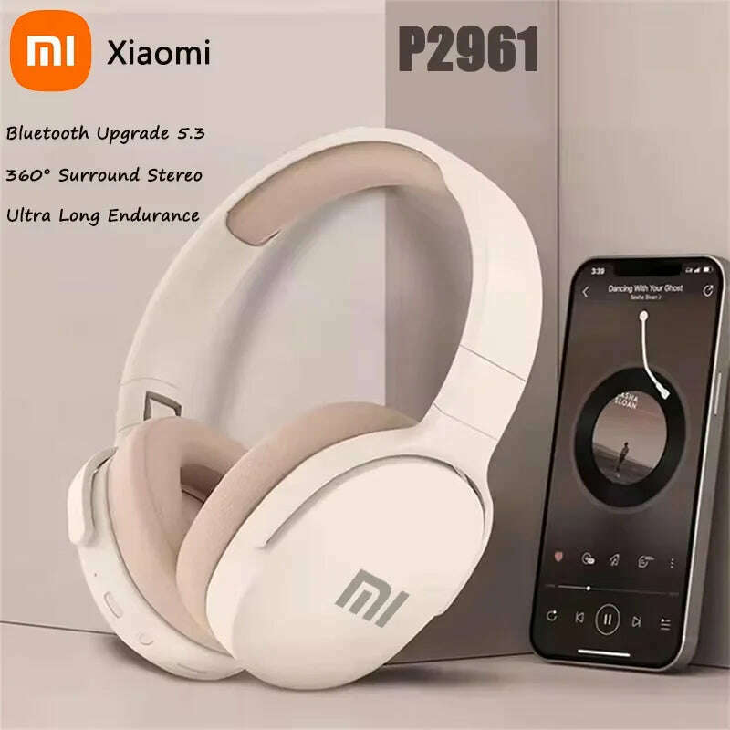 KIMLUD, Xiaomi Headphones P2961 Wireless Bluetooth 5.3 Original Earphone Stereo HIFI Headset Game Earbuds With Mic For Samsung iPhone, KIMLUD Womens Clothes