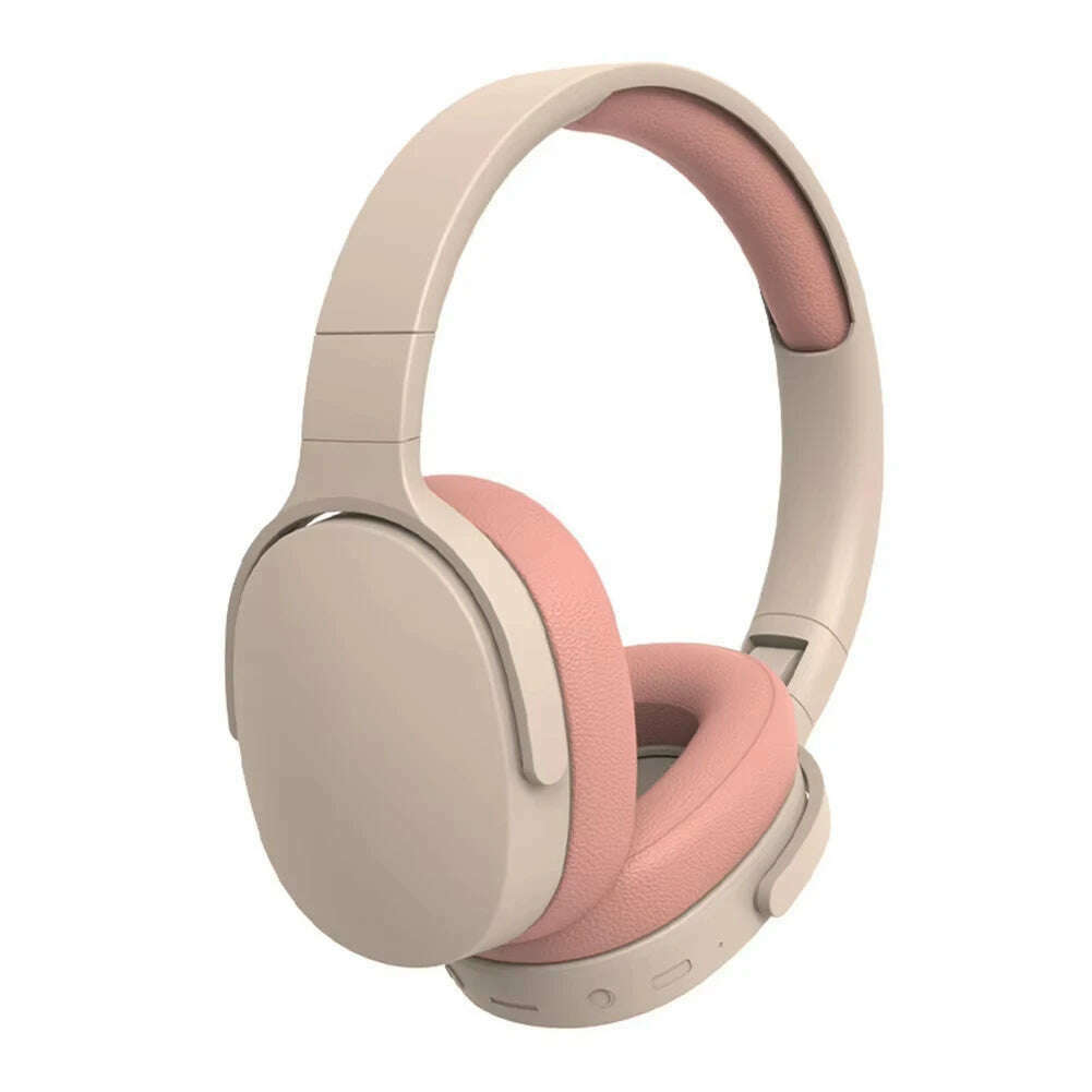 KIMLUD, Xiaomi Headphones P2961 Wireless Bluetooth 5.3 Original Earphone Stereo HIFI Headset Game Earbuds With Mic For Samsung iPhone, Pink, KIMLUD APPAREL - Womens Clothes