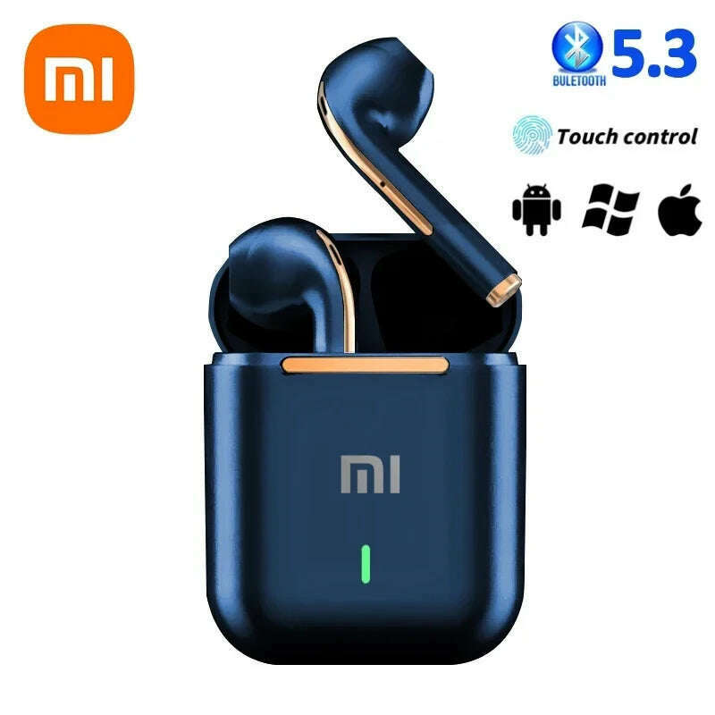 XIAOMI Wireless Bluetooth Headphones In Ear Stereo Sports Earphone Ture Wireless Bluetooth Headset With Mic - KIMLUD