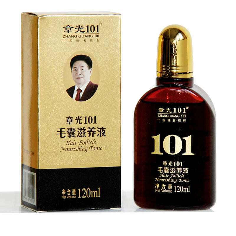 Zhangguang 101 Hair follicle nourishing tonic strong hair regrowth product Hair Regain Tonic Beard growth hair loss product - KIMLUD